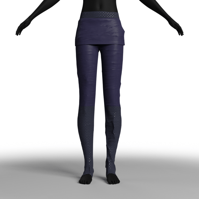 Female Pants / Leggings - 01 - Skin 01