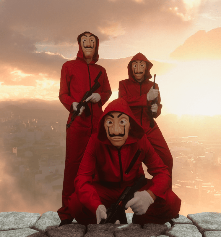 statu 3 La Casa de Papel.