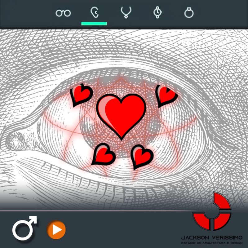 Contact Lens- Love Atom