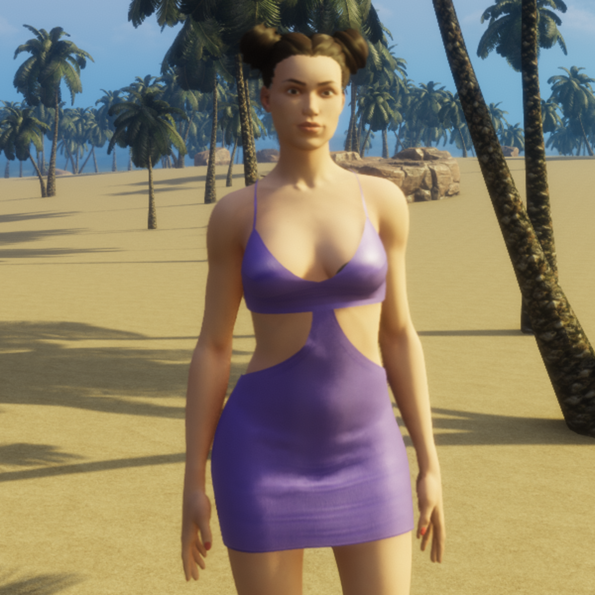 MIA mini dress purple