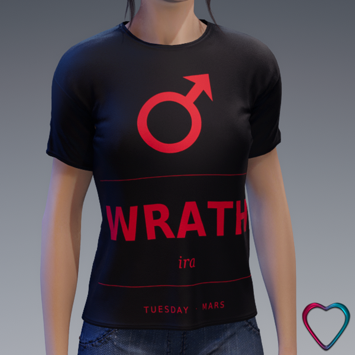 Women TeeShirt - 7 Deadly Sins - Wrath