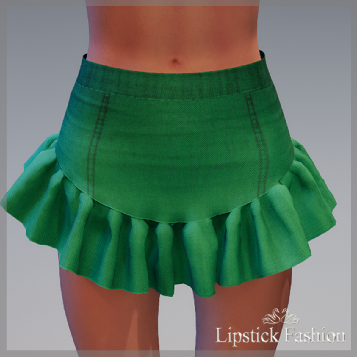 L.F. Lulu Skater Skirt - Green