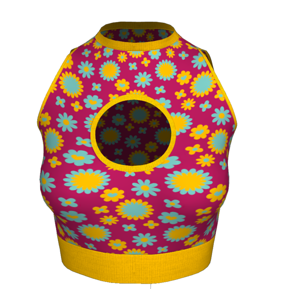 Woman Little Top - Psychedelic