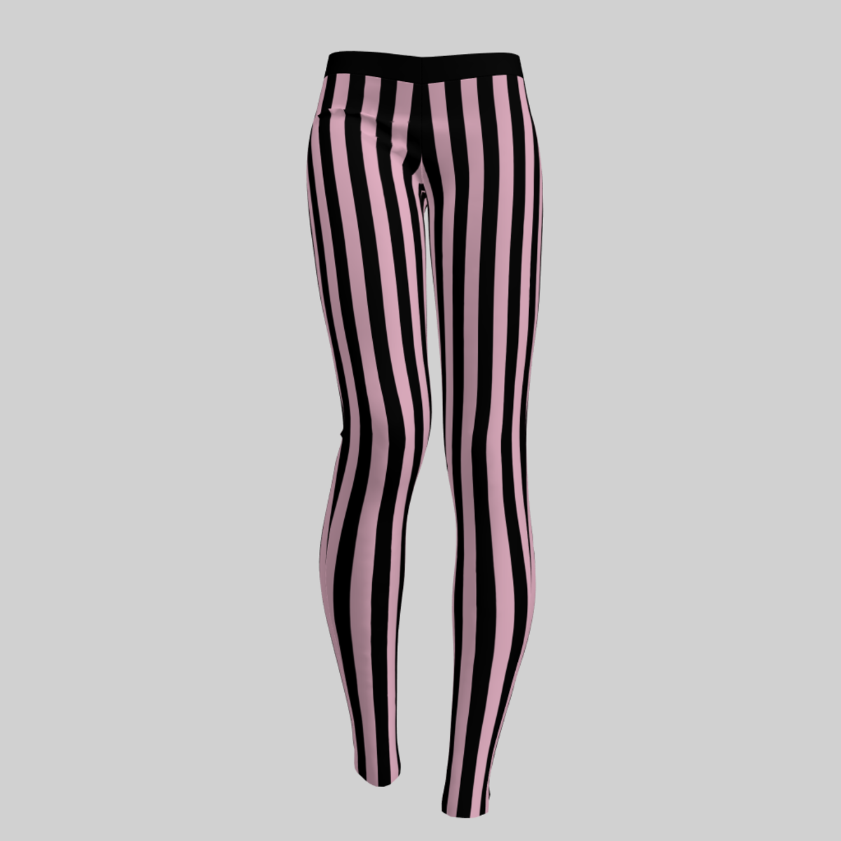 Leggings Maddy Stripes Black & Lil Pink 2.0