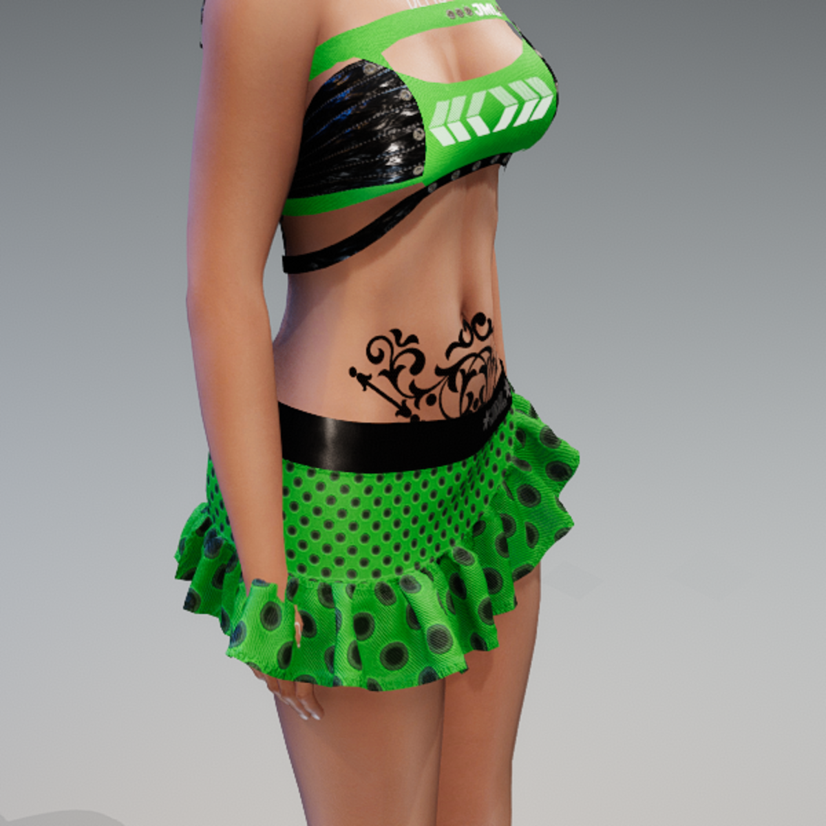 MASAI SKIRT_ LIGHT GREEN