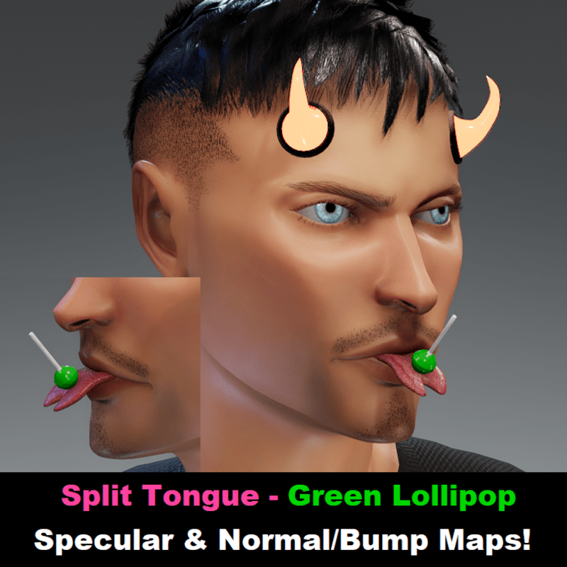 Split Tongue - Lollipop Green