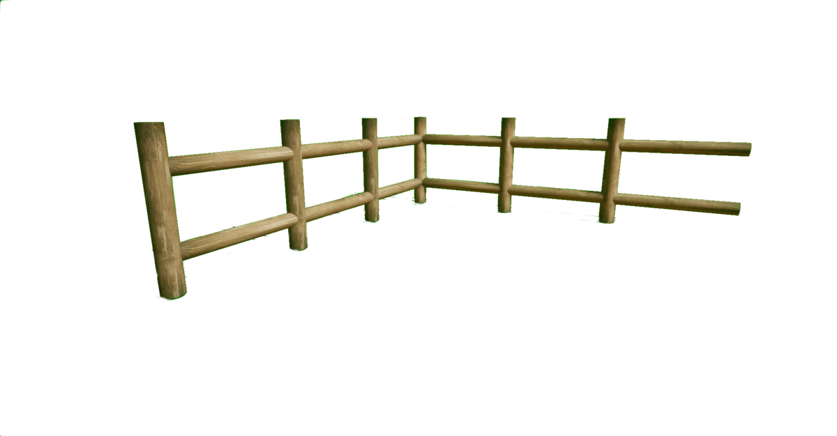 Wooden (Rt Angle Single Ended) Fence