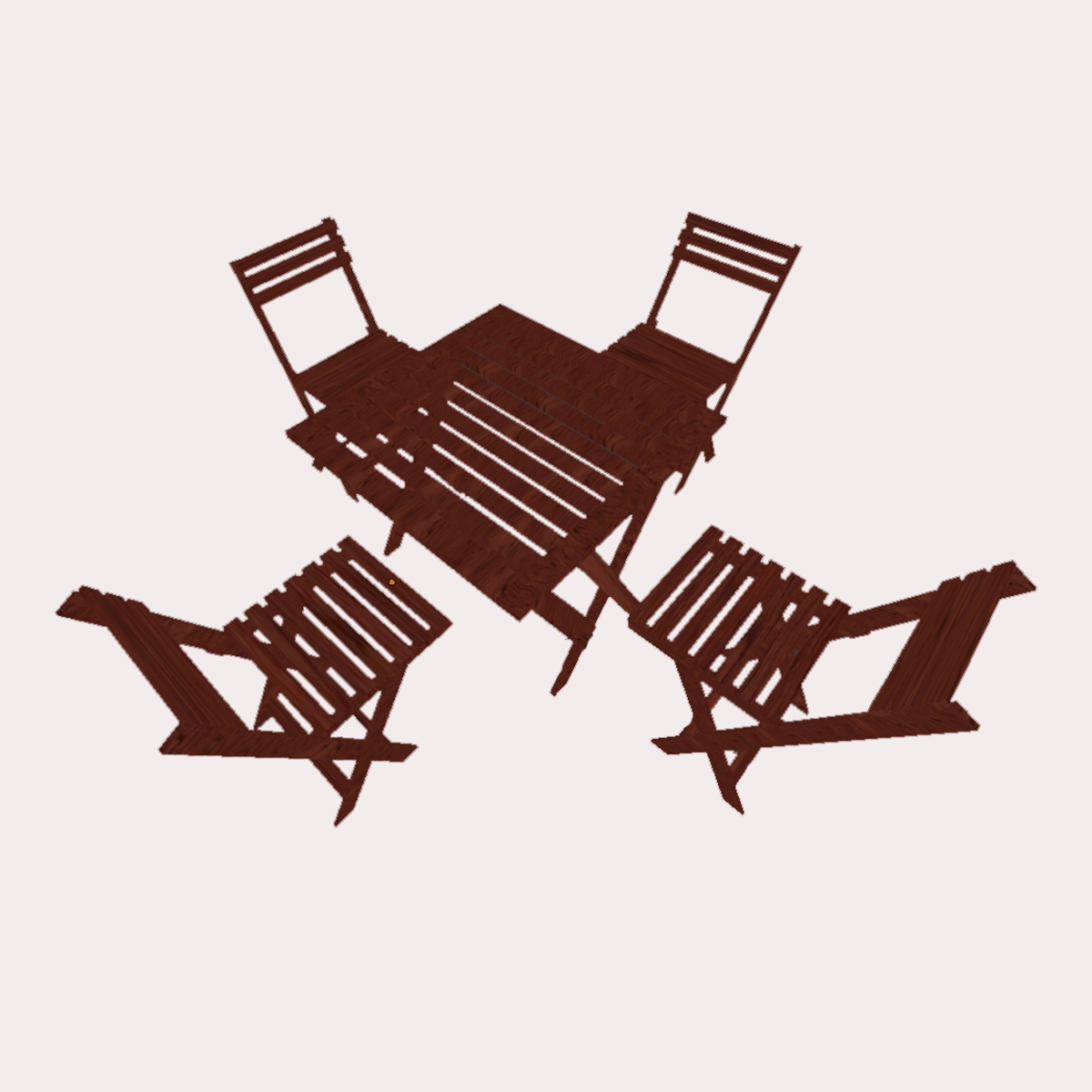 Gartentisch mit Stuehlen