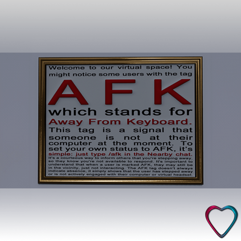 AFK Billboard and Sign Tag