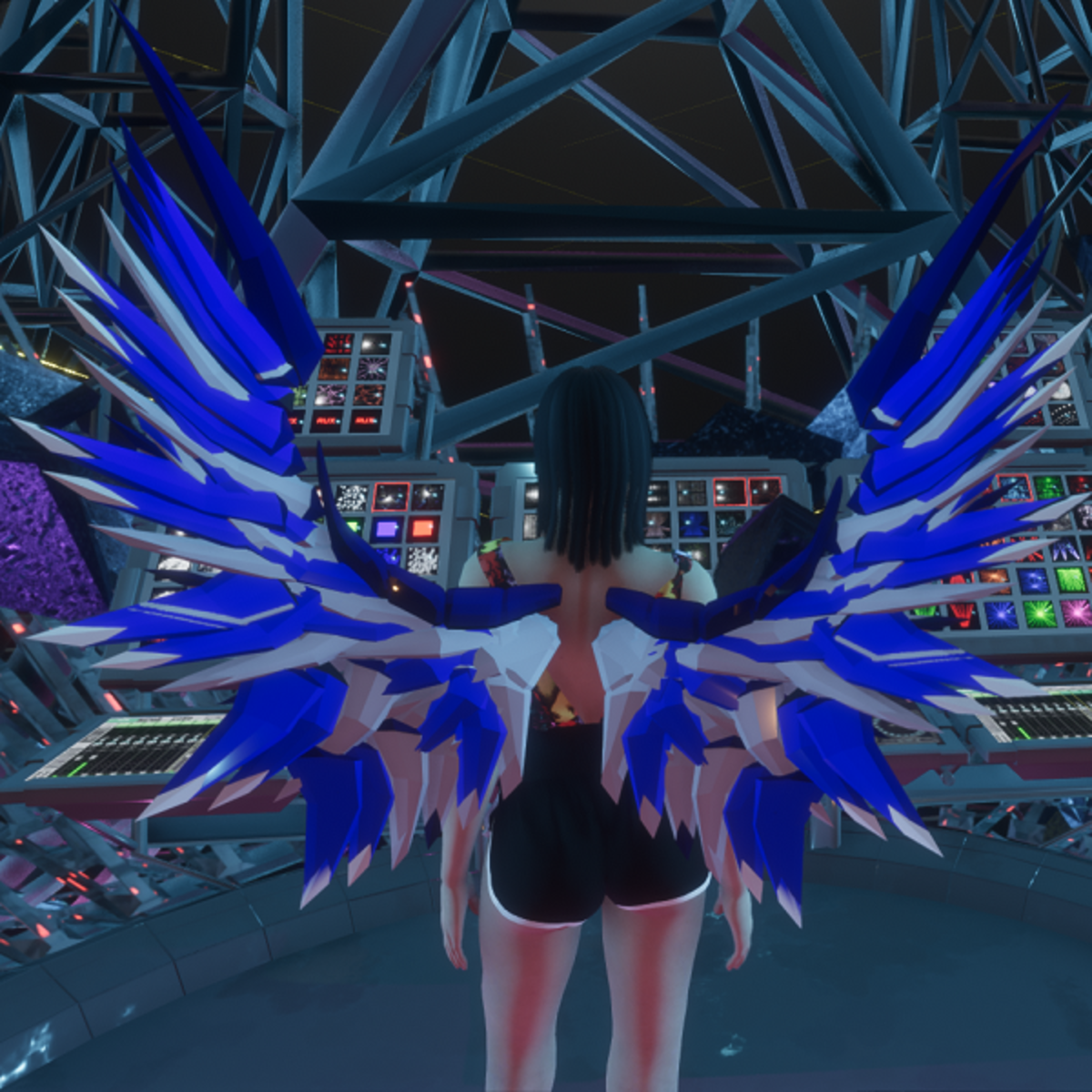 Mech Wings Female Blues