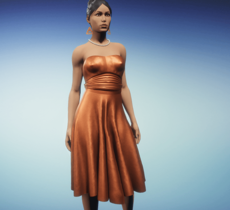 party dress_orange