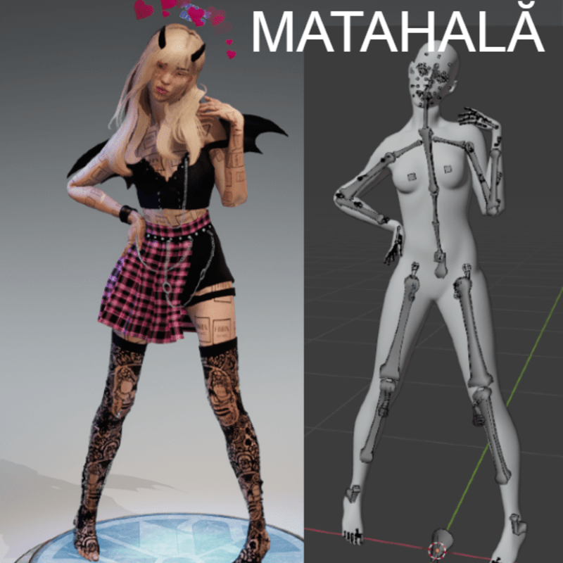 Waist & Shoulder Model Pose //MATAHALĂ