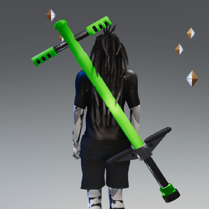 Fire Goats Pogo Stick Green