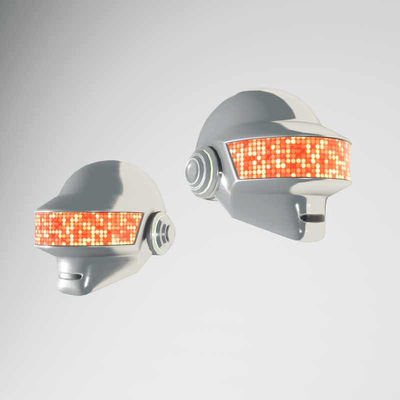 Daft-Pank Helmet Thomas hrome (led animation vizor)