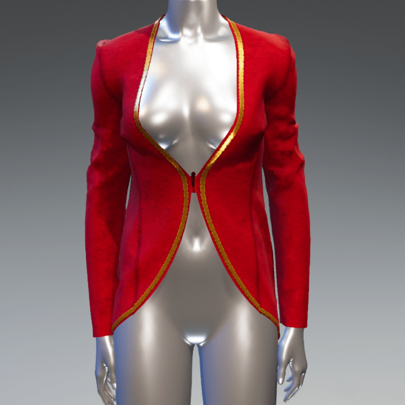 Elf blazer - red