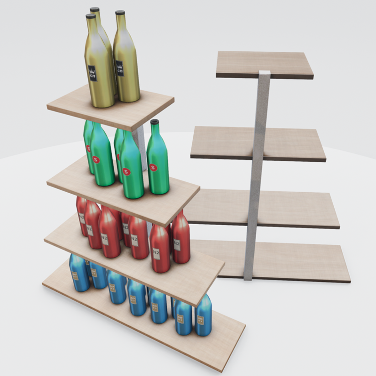 Liquor Xmas Tree Shelf Version 2