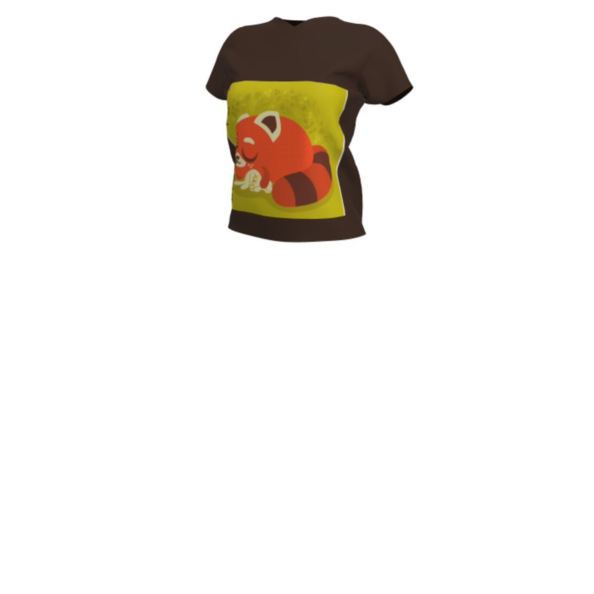 Raccoon or Red panda T-shirt (Brown)