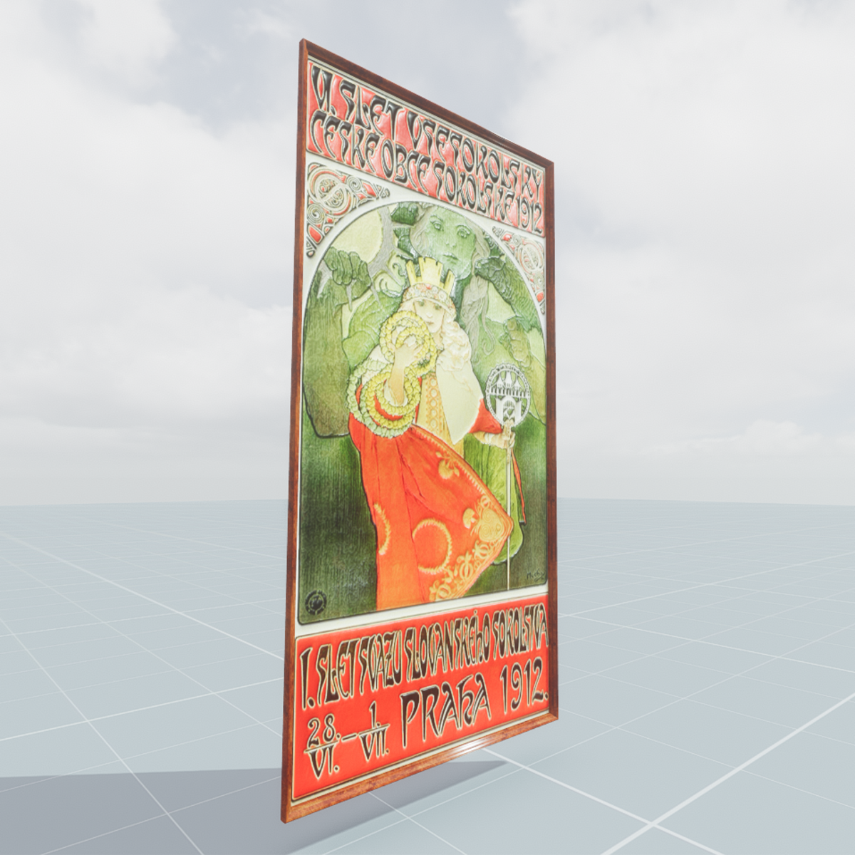 6th Sokol Festival 1912 alphonse mucha