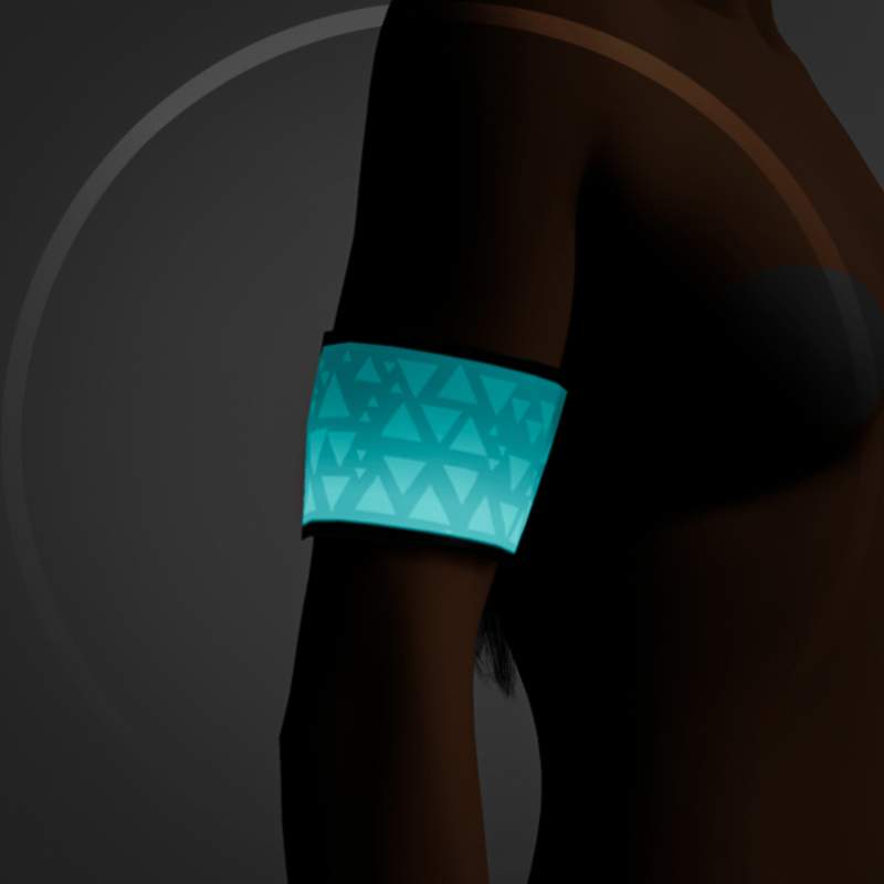 Blue Detriot-Inspired Arm Brace for Female