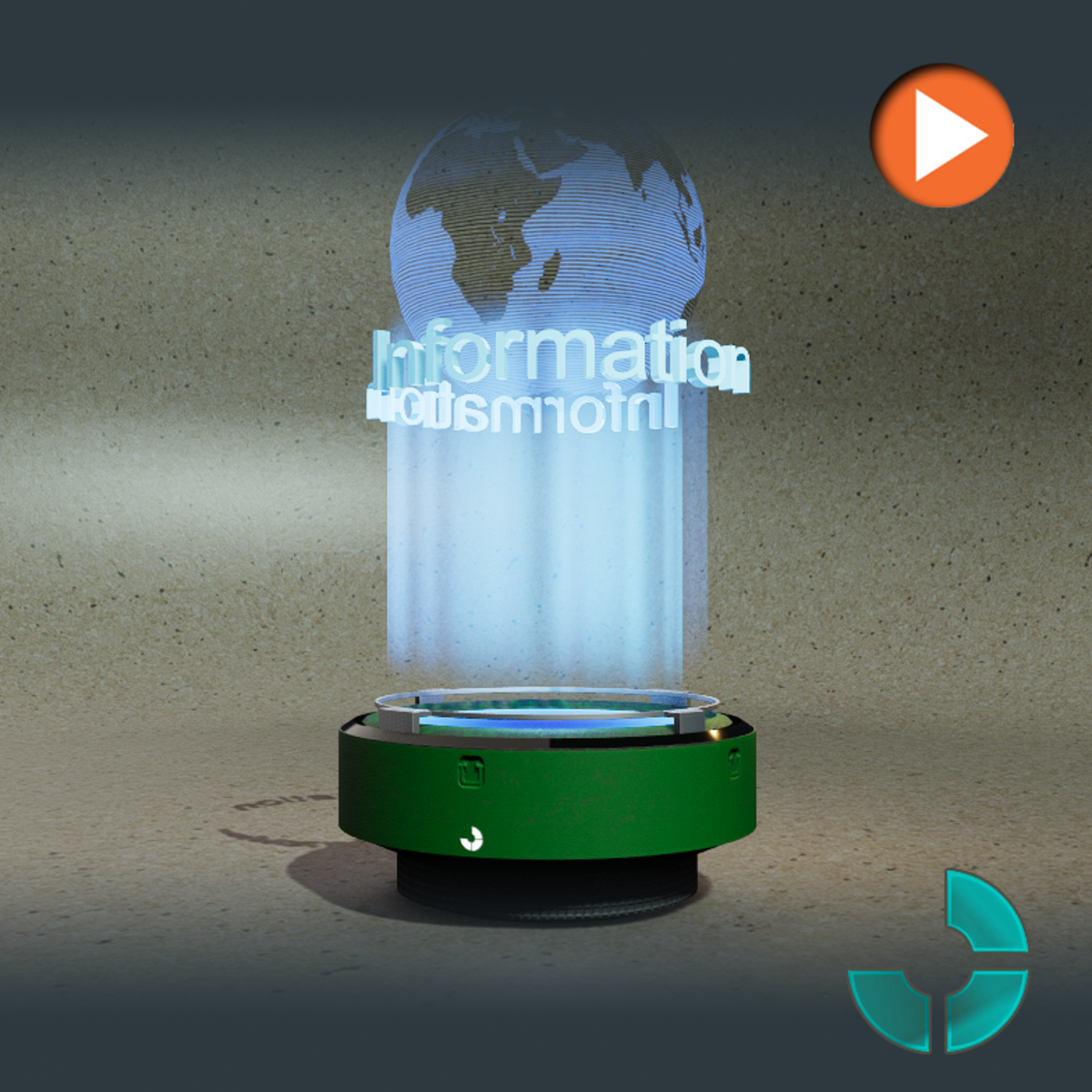 Green Holographic Display