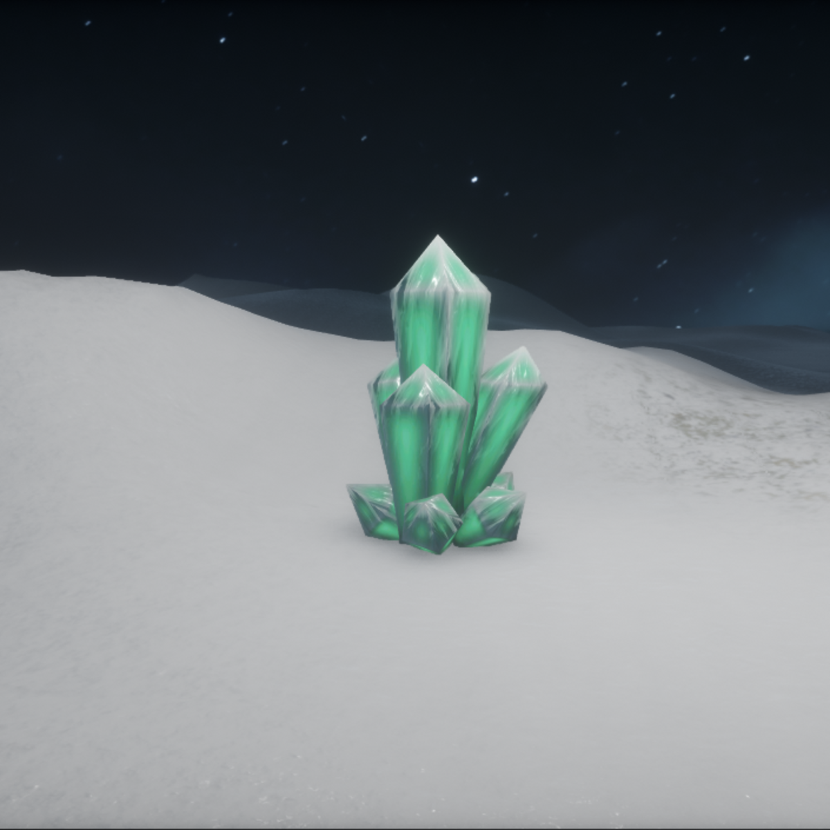 Ice-Crystals GREEN-cluster