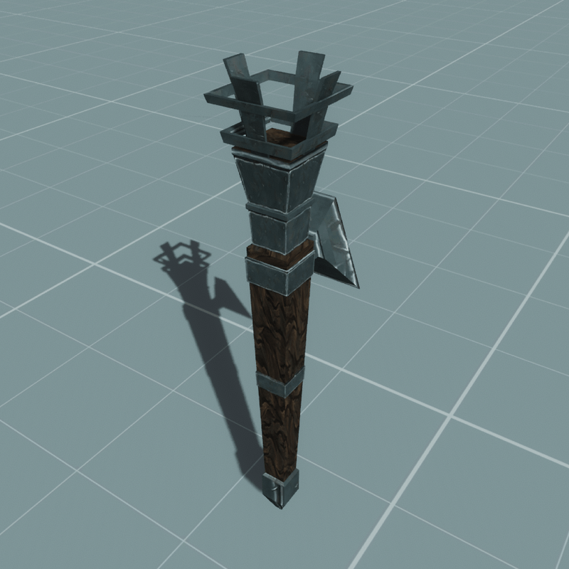 Wall Torch | Stylized