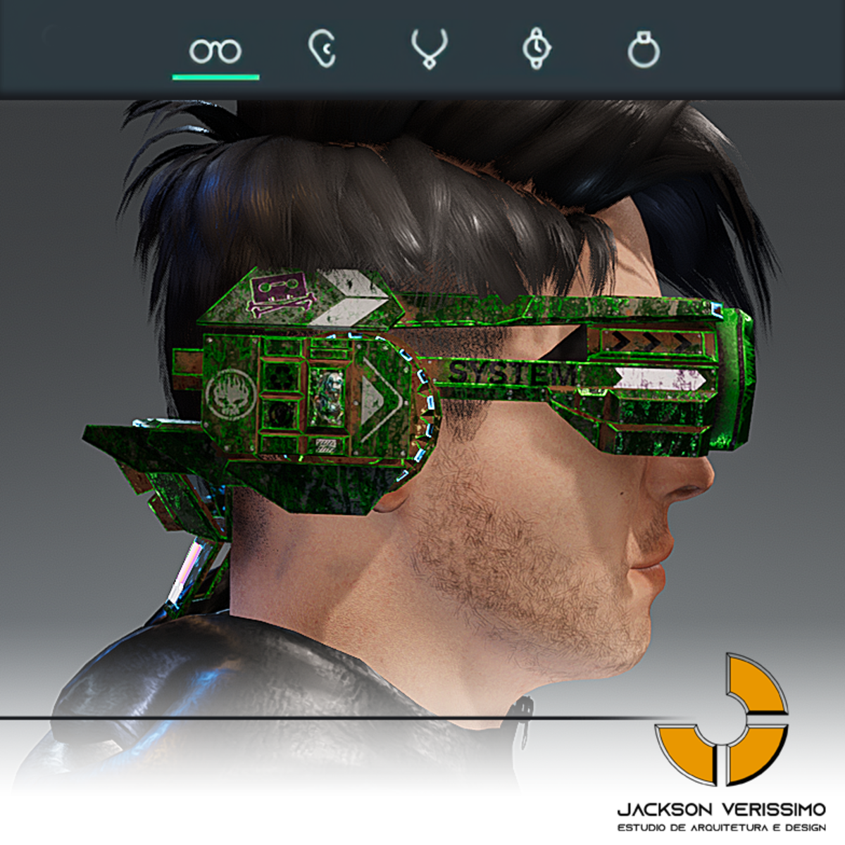 Mnemonic Vr Glasses - Aged Green