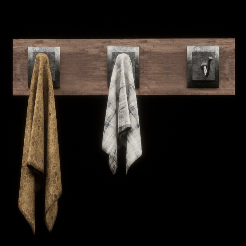 Towels on Hooks