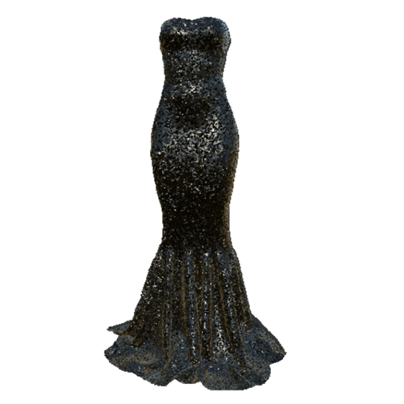 Mermaid Dress AV2 black