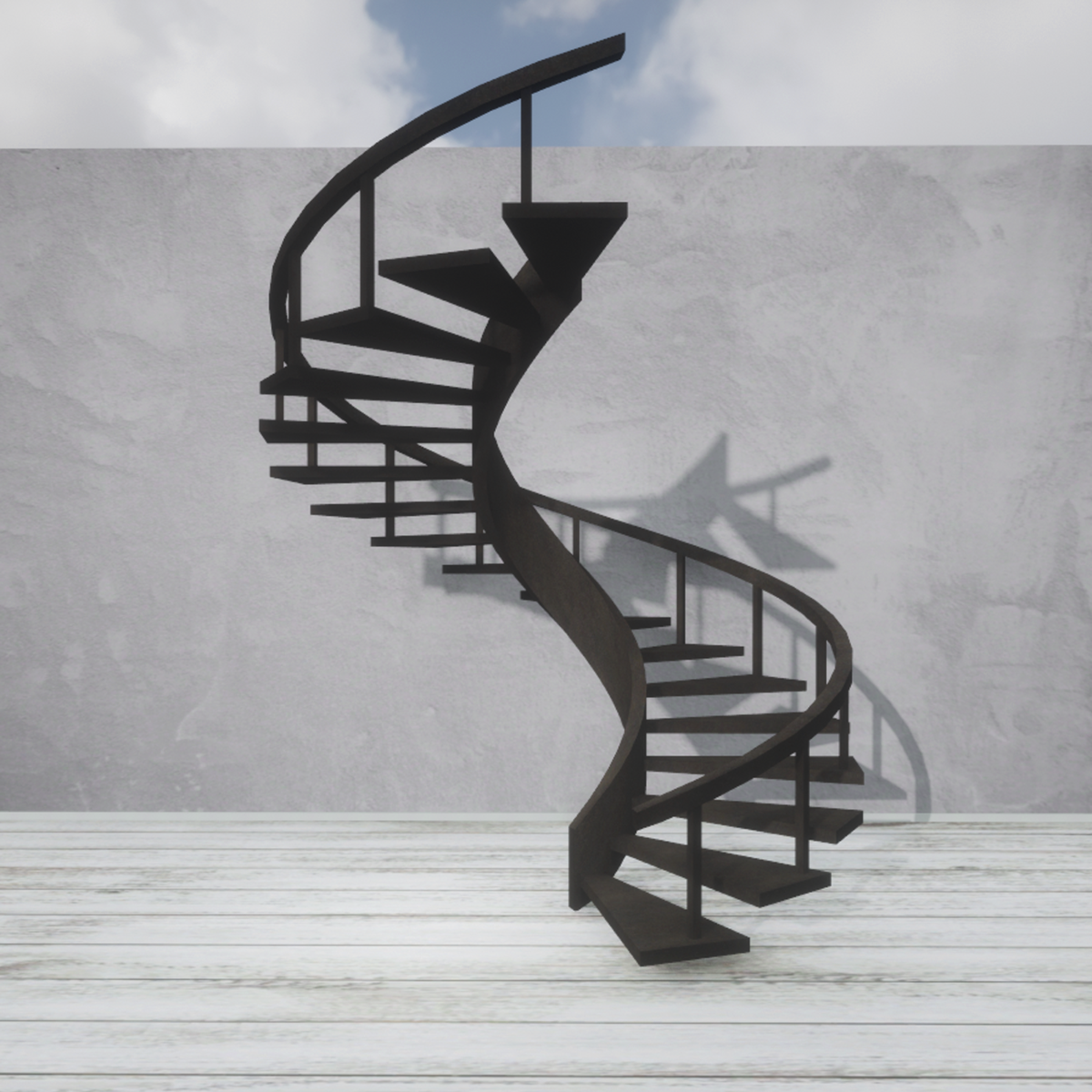 Spiral Stairs Metal R