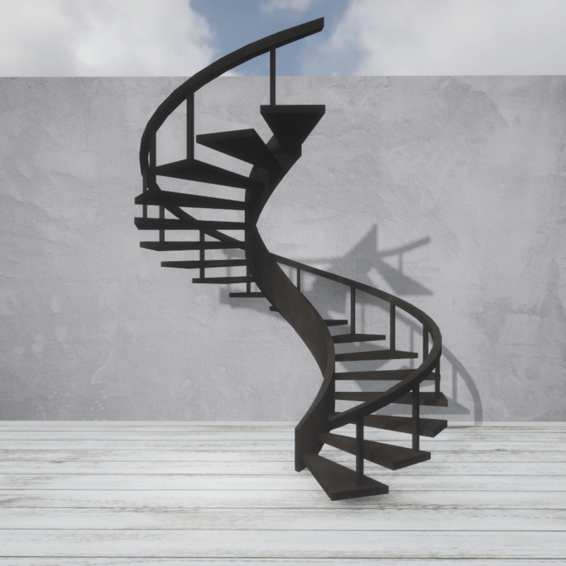 Spiral Stairs Metal R