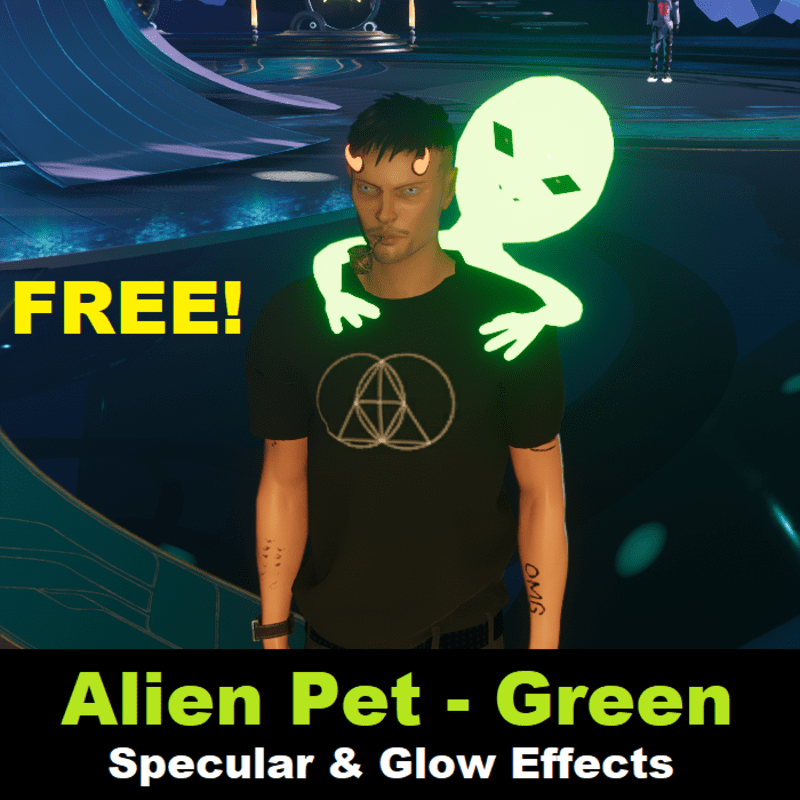 Free Gift - Alien Pet - Green