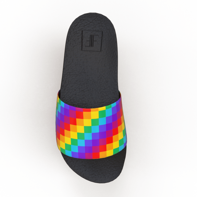 Sliders shoes Rainbow female