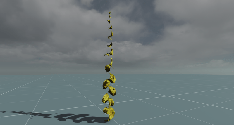 Alien Curl Plant Yellow