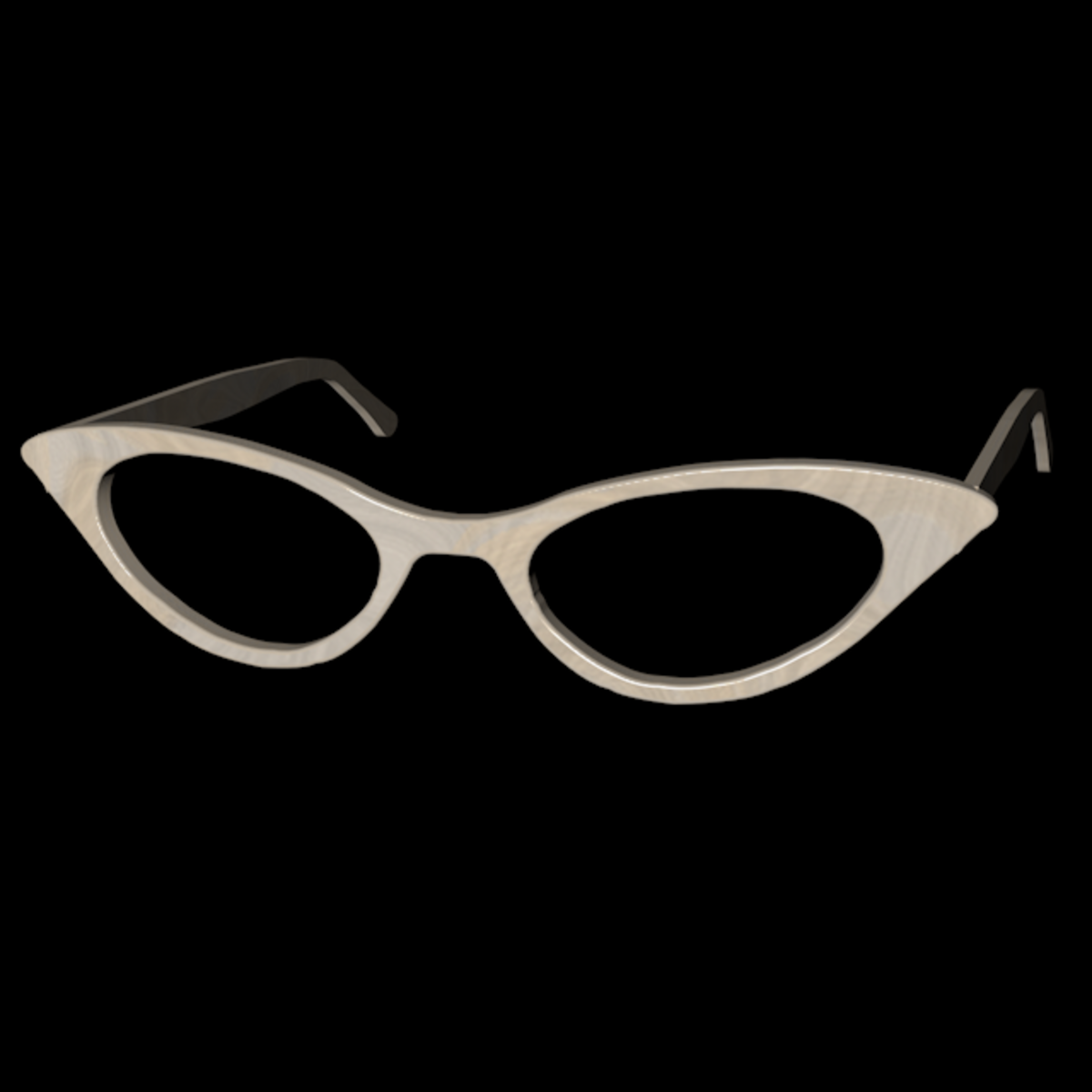 women's cat eye glasses pearl