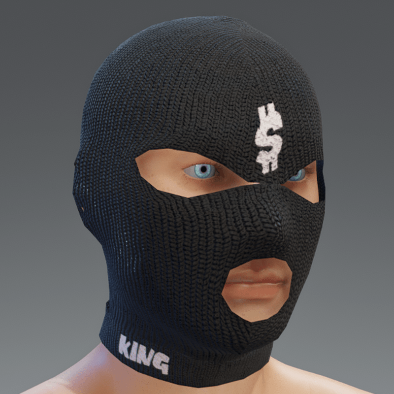 Balaclava - black king male