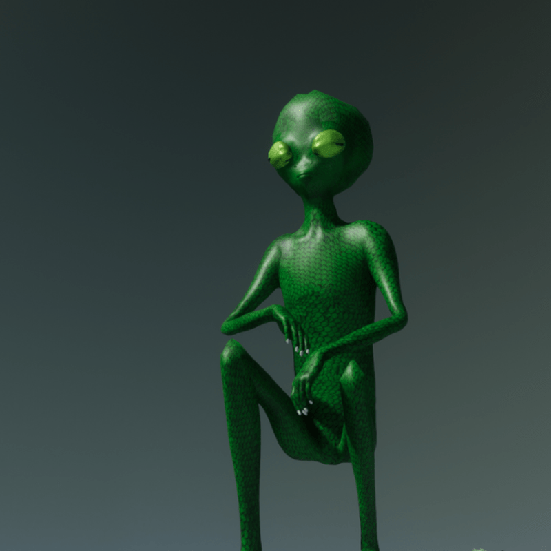 GREEN Alien