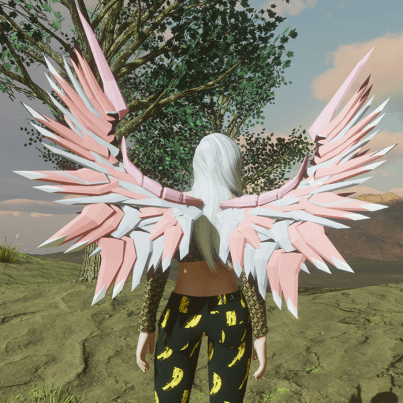 Mech Wings Female Pinks