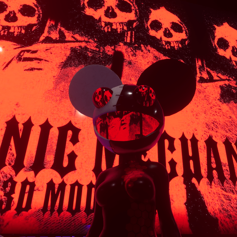 dead rat head helmet