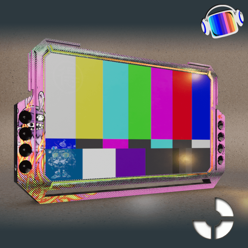 Stage Display SKY 3- Collage Pink