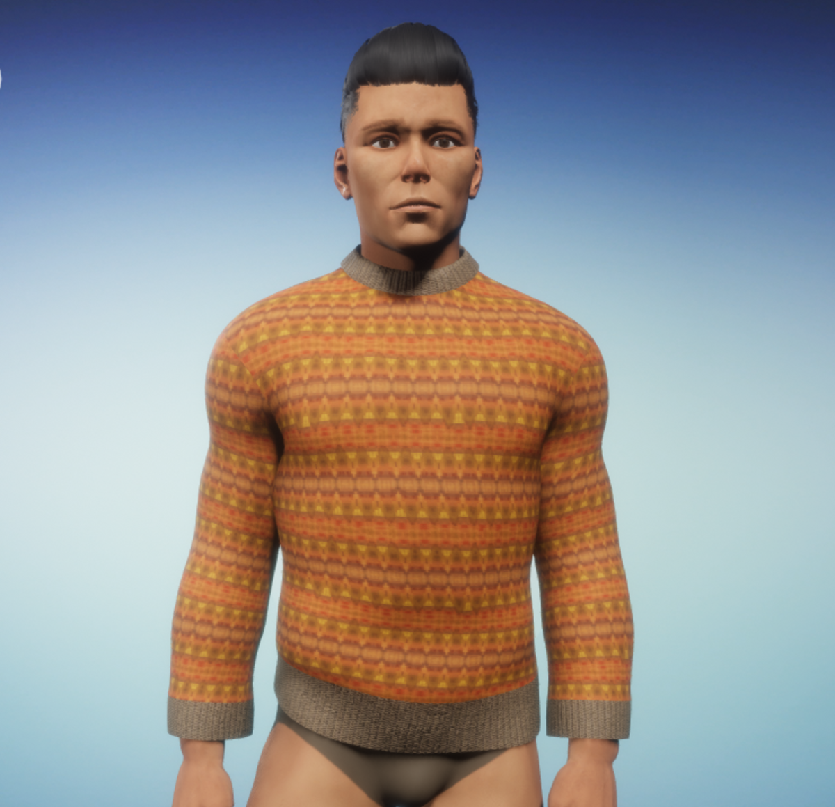 men's fairisle sweater