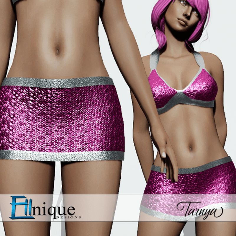 Tarnya Hot Pink Clubbing Sequin Skirt