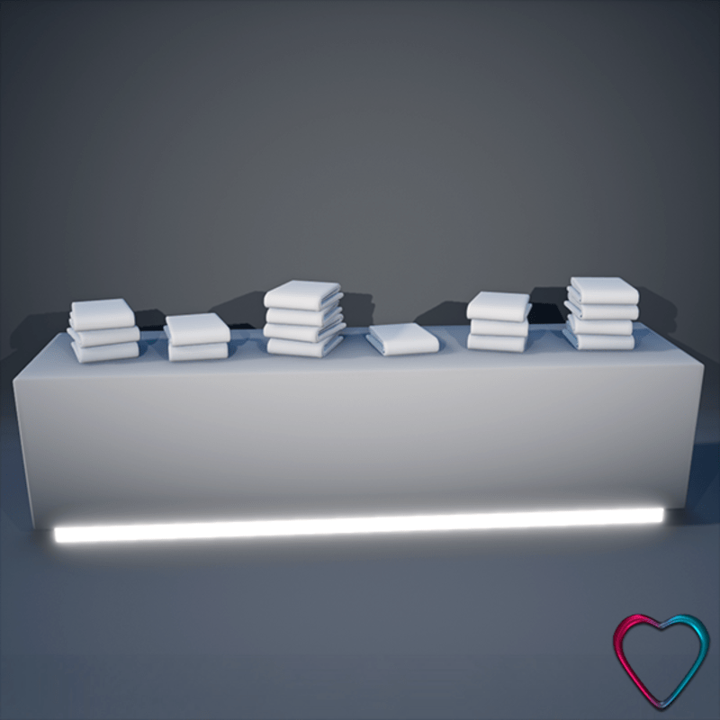 Customizable Piles of Folded Clothes