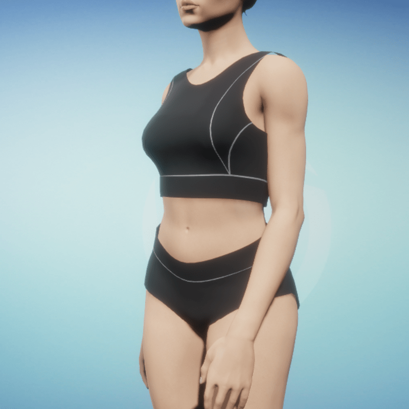 Sports Outfit in Grey