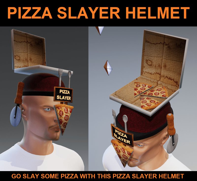 Pizza Slayer Helmet