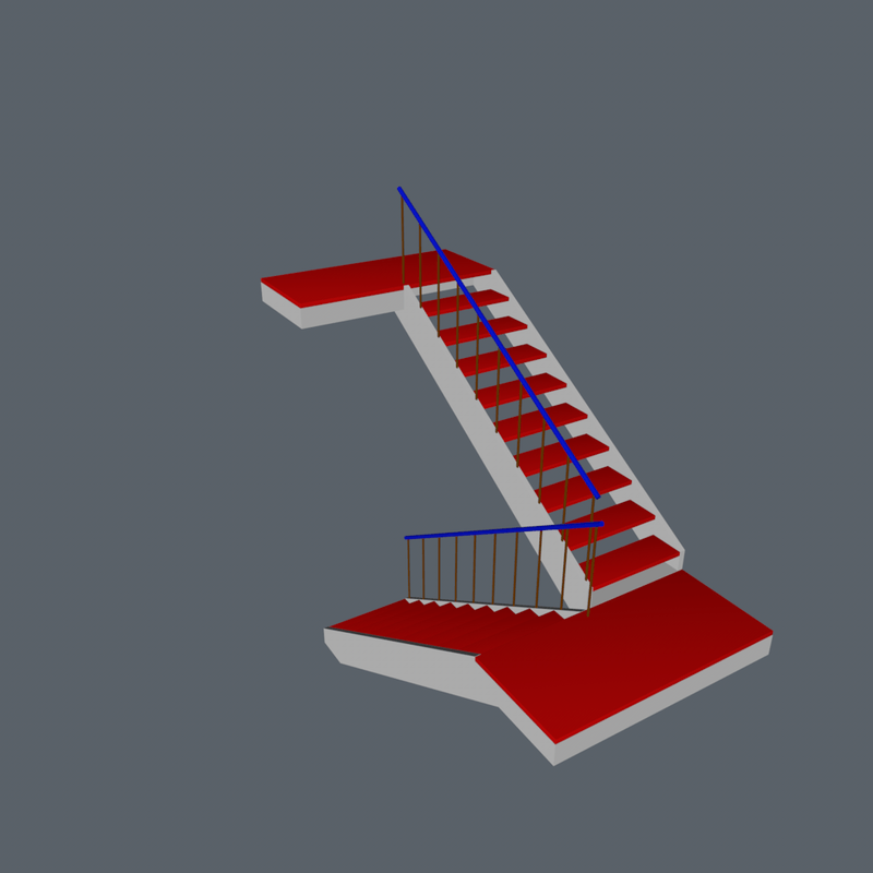 staircase square left