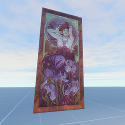 Amethyst From The Precious Stones Series 1900 Alphonse Mucha