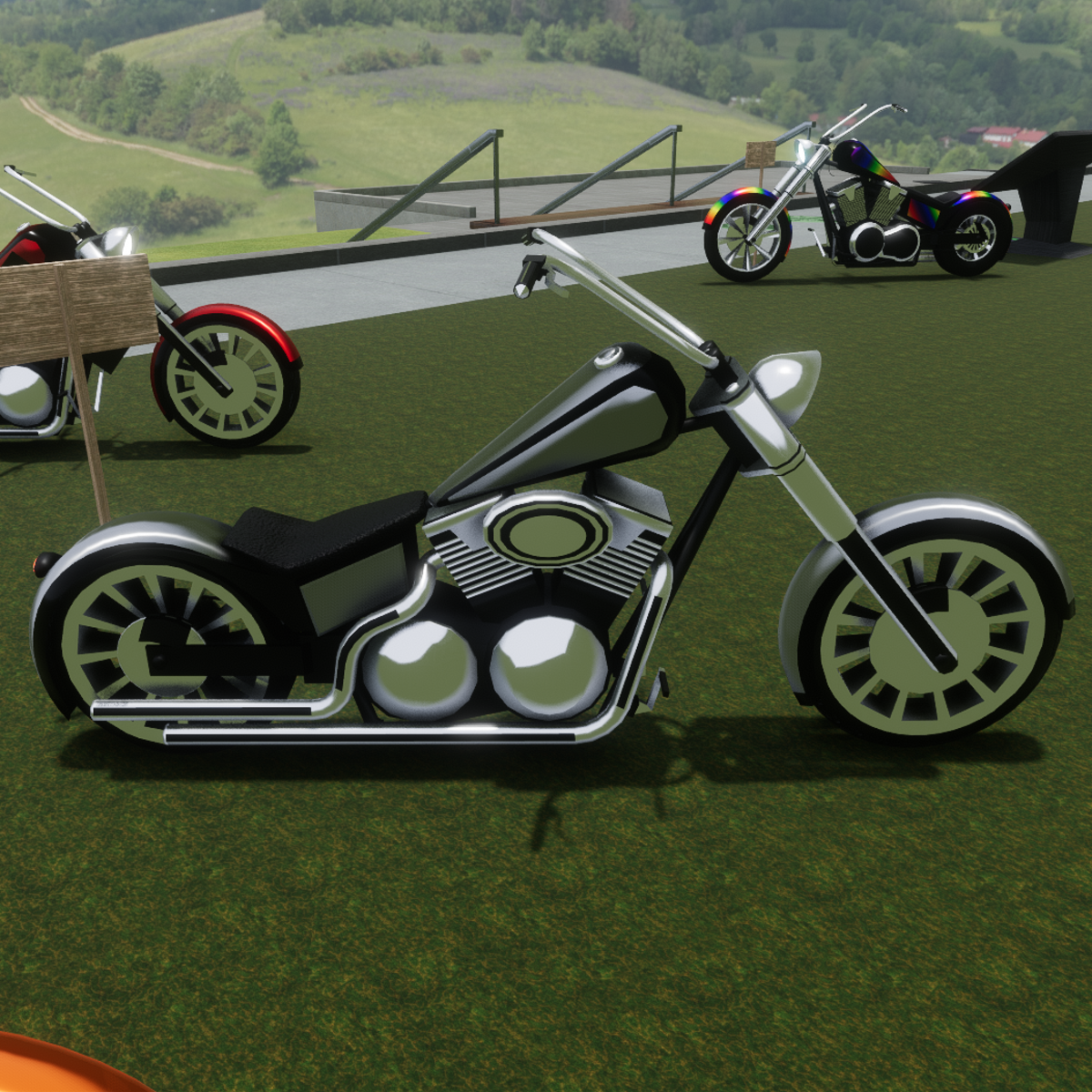 Grey Bike Attachment