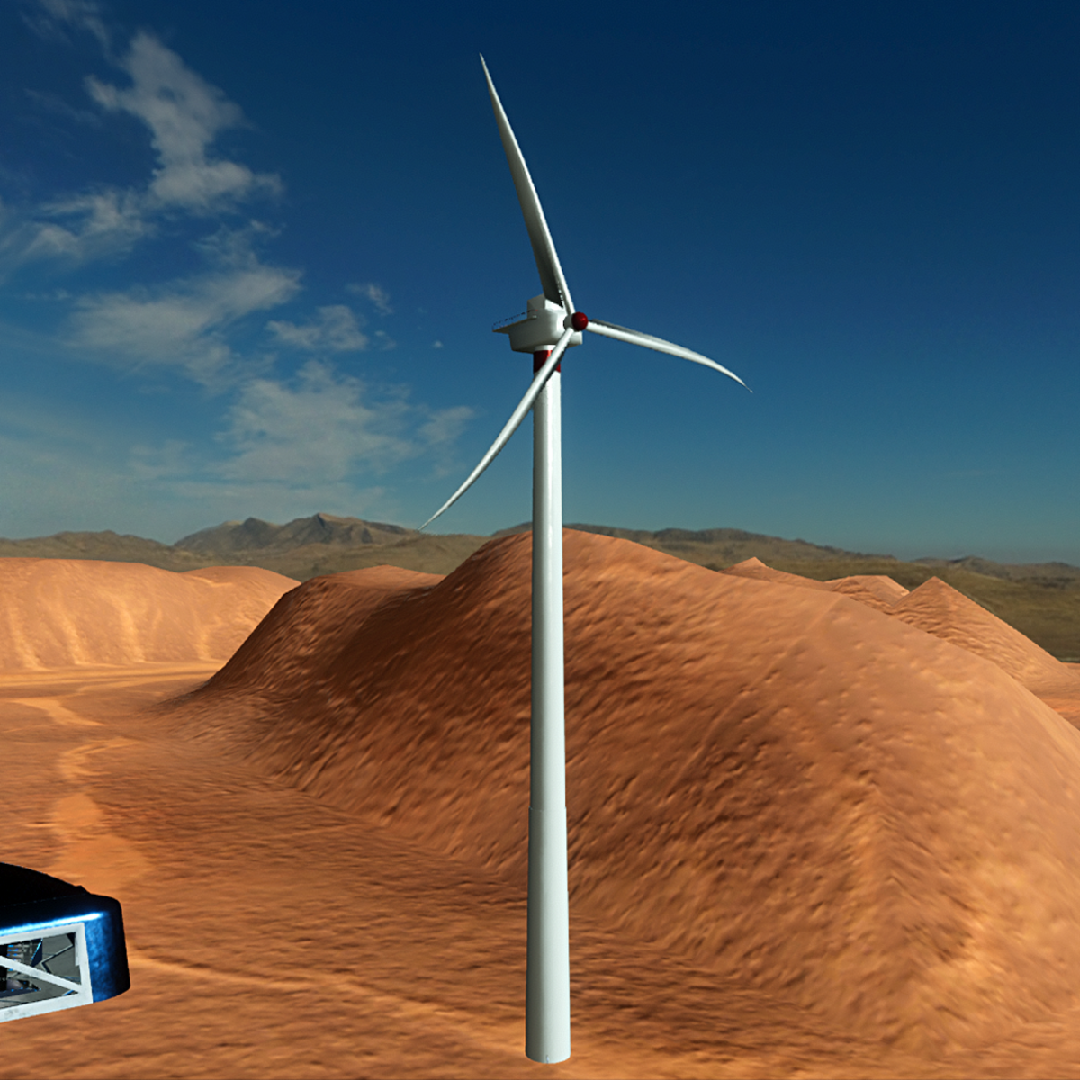 TKA Wind Turbine with elevator and terrace