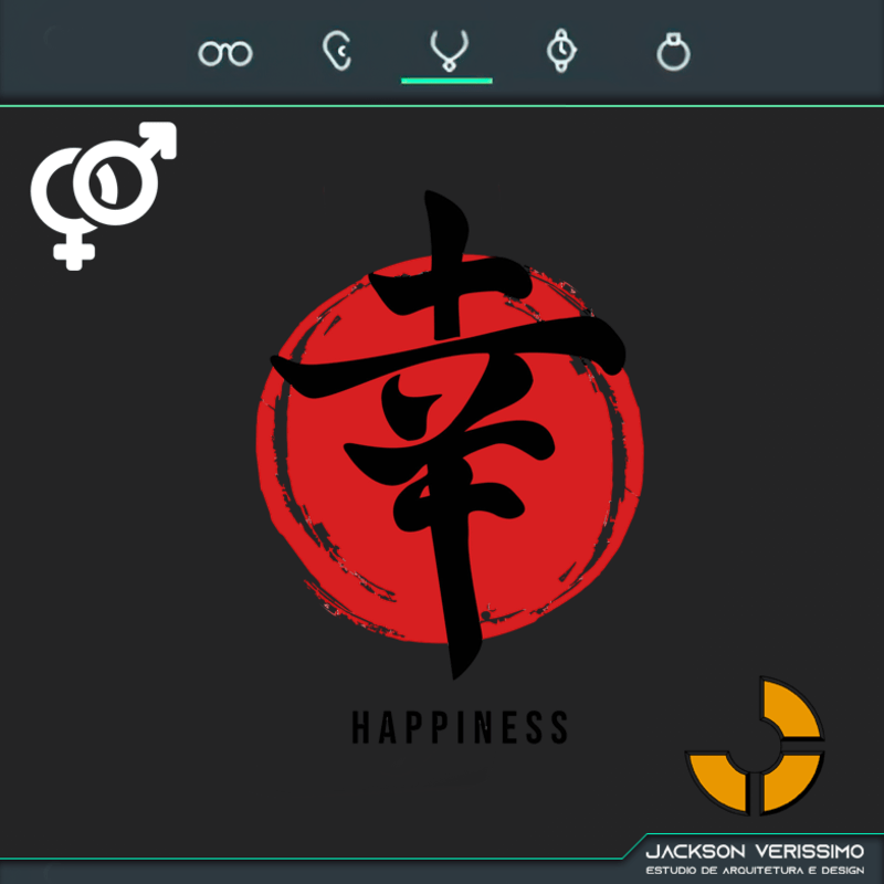 Animated Sticker Oriental Happiness